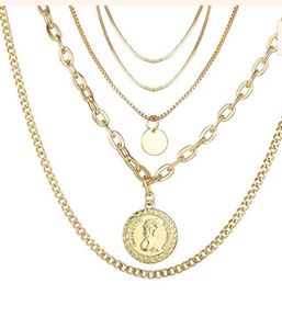 Layered Pretty Necklace( 5 Chains)🎀🎀