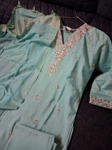 Elegant Embroidered Kurta Set