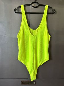 Neon Yellow Swimsuit