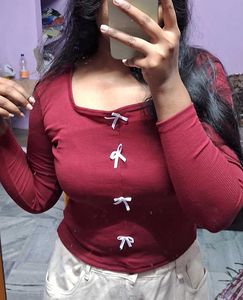 Red Bow Top 🎀