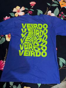 Blue Graphic Oversized T-shirt