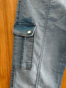 Denim Jogger Pants