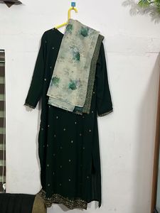 Elegant Green Kurta Set