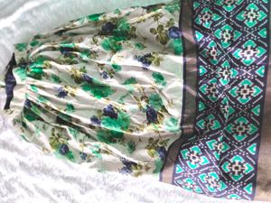 Floral Print Ethnic Skirt