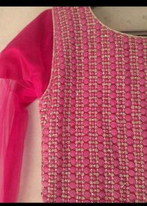 Beautiful Rose Design Gown
