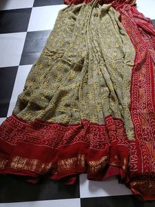 Bandhani Print Saree
