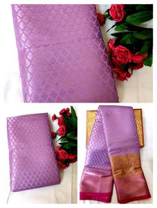 Semi Banarasi Brocade Silk Saree