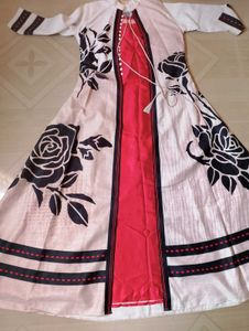 Two Maxi dress With Overcoat