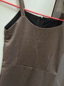 Brown Bodycon Mini Dress