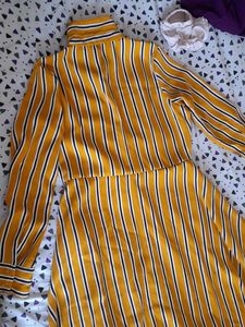 Striped Shirt Dress