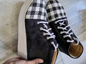 Womens Black Boot Casual Shoes