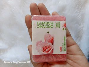 Organic Harvest Rose Bathing Bar