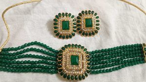 Emerald Green Jewelry Set