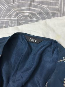 Blue Embroidered Kurta Set