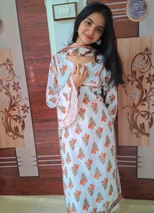 white kurta set🌻
