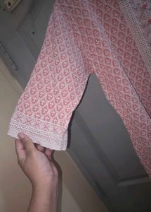 Anarkali style Embroidery Kurta(Umbrella cut)