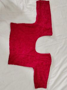 Red Lycra Blouse