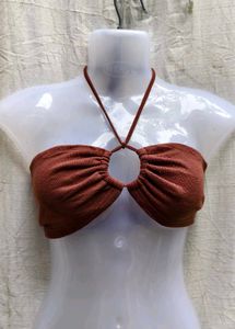 6226. SEXY BROWN MINI TOP