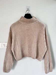 Cozy Beige Turtleneck Sweater