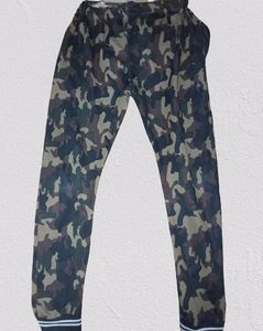 Military Print Trackpants - Brown