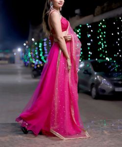 Rose Pink Lahnga Choli