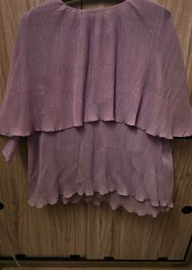 Pleated Layered Top