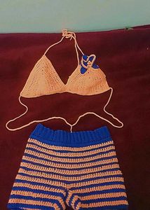 Crochet Butterfly Bikini Top