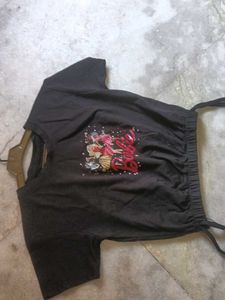Black Crop Top