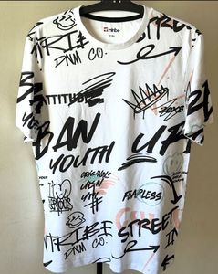 Graphic Print Tee Size : M, XL