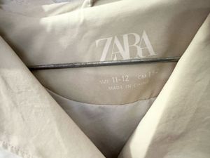Zara Cropped Trench Coat