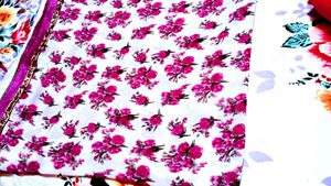 Assorted Indian Print Fabrics Saree