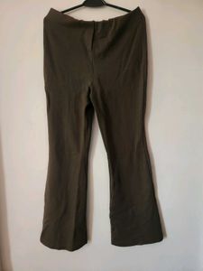 Olive Bootcut Trousers