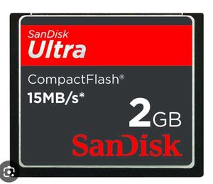 Unused 2GB Compact Flash Card, SANDISK MAKE