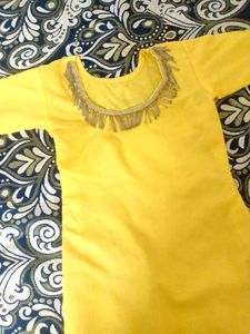 Haldi Function Yellow Kameez Salwar Suit