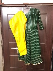 Frock Trouser For Haldi/mehndi
