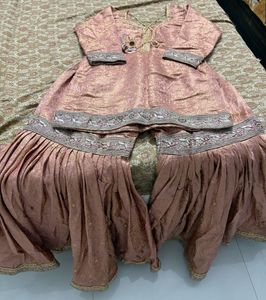beautiful garara with enbroided dupatta