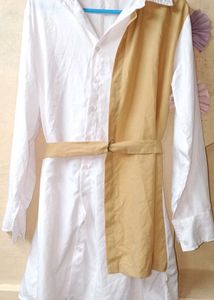 🌷 Stylish White Tunic Shirt 🌷