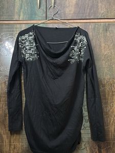 Elegant Black Long Sleeve Top
