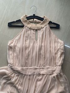 Elegant Pearl Embellished Dress