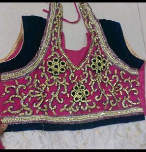 Partywear Frock suit &amp; Net Duppata For Lil Doll