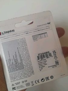 KINGSTON DATATRAVELER 64GB  USB 3.2