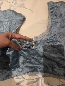 🎊Sale🎊Floral Blue Saree