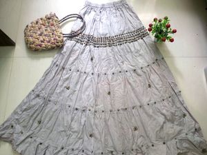 Cottage Core Skirt. 🦋 At the lowest Price!