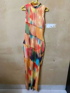 Abstract Bodycon Dress