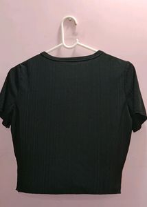 Black Crop Top