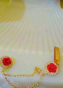 Rose Golden Brooch