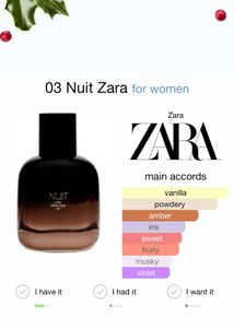 Zara Nuit Perfume