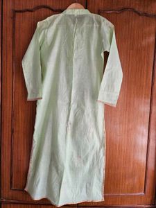 Florescent Embroidered Kurti