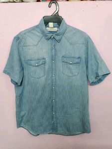 H&M L.O.G.G Men's Denim Shirt