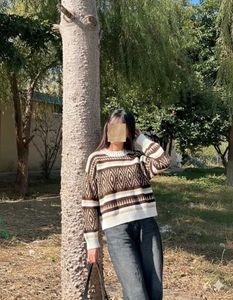 Patterned Knit Sweater